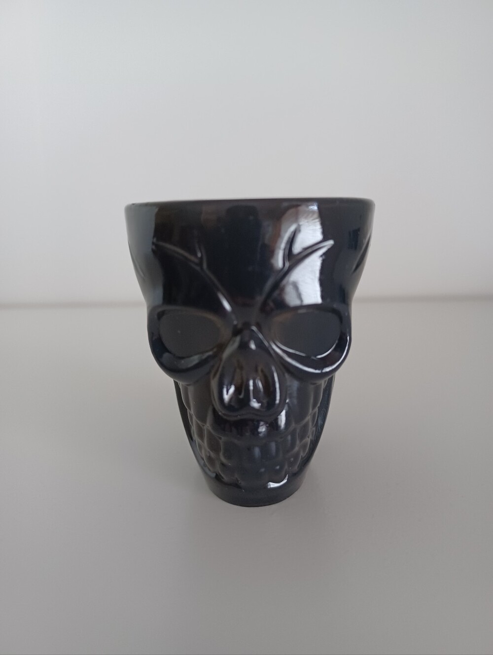 Black Skull Thin‎ Plastic Shot Glass Drinkware Barware Collection